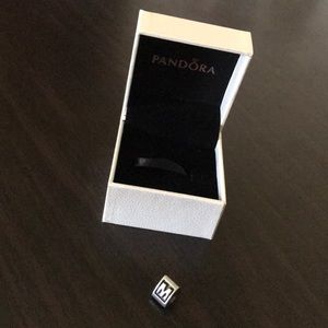 “M” pandora charm